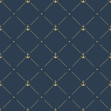 marine seamless pattern background