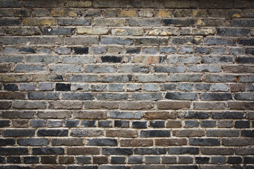 Background texture of old brick wall.