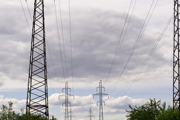high-voltage line