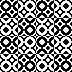 Seamless Circle and Square Pattern