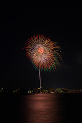 松江水郷祭　花火