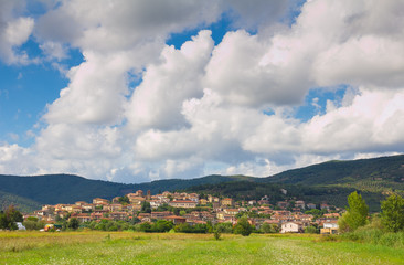 Fototapeta na wymiar Vista panoramica di Tuoro