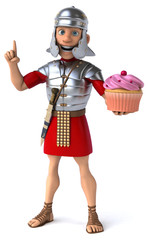 Naklejka premium Roman soldier