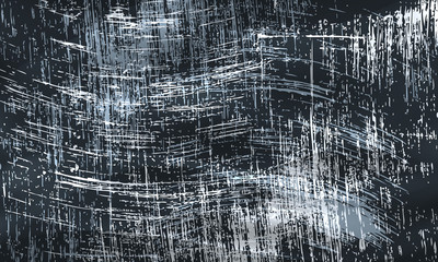 Vector abstract background with white and blue scratches