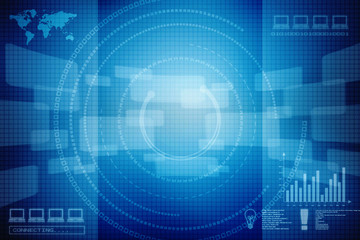 Digital Abstract Business background