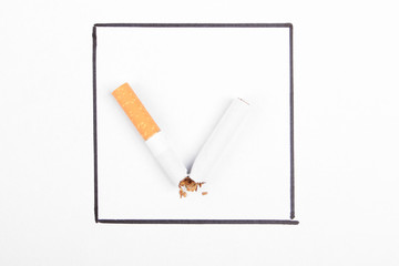 cigarettes. Conceptual image. Smoking.