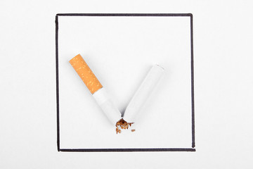 cigarettes. Conceptual image. Smoking.