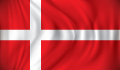 Fototapeta premium Flag of Denmark