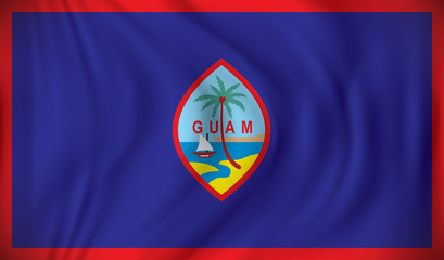 Fototapeta premium Flag of Guam