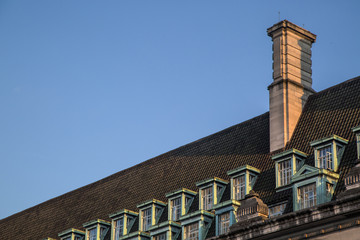 Fototapeta na wymiar English roofs