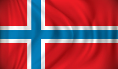 Obraz premium Flag of Norway