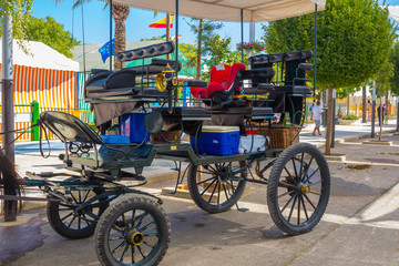 horse carriage Wheelchair toddler coupled and portable coolers