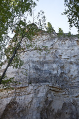 Fototapeta na wymiar views of Mount Camel of limestone deposits