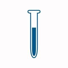 Vector Illustration of a Test Tube