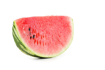Tasty watermelon isolated on a white