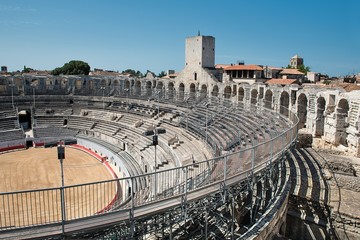 Amphitheater von Arles in Südfrankreich 