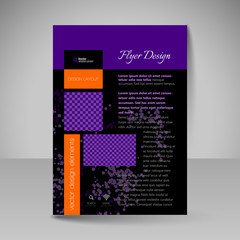 Site layout for design - flyer