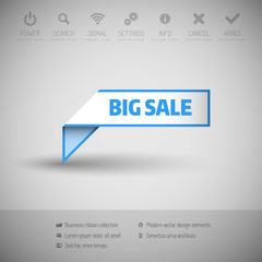 Obraz premium Banner with commerce business content