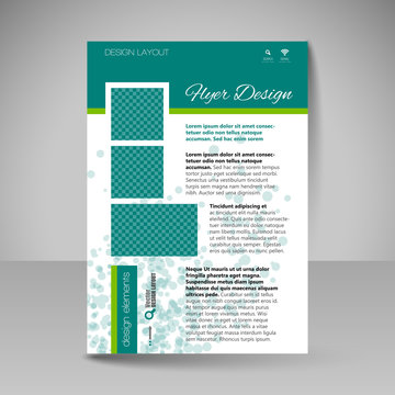 Site layout for design - flyer