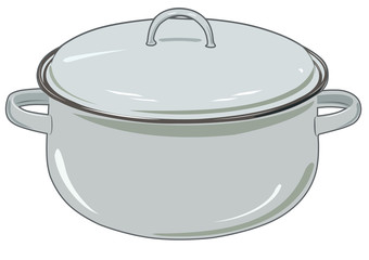 Vector new pan for kitchen