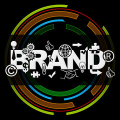 Brand Technology Circle Black 