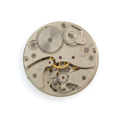 watch mechanism isolated on white
