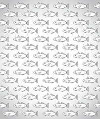 black and white fish