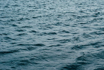 Waves during the rain