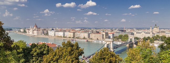 Naklejka premium Budapest Panorama