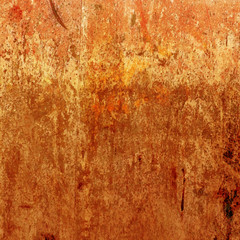Orange  grunge background. Vector rusty texture..