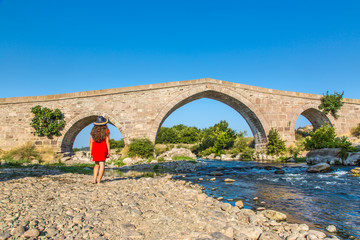600 Annual Behramkale Bridge Assos Turkey
