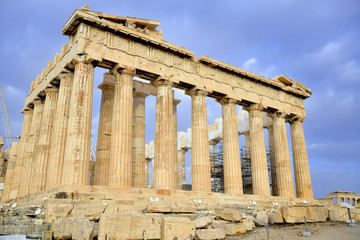 Parthenon on the Acropolis in Athens