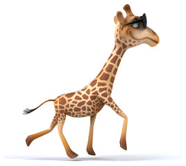 Fun giraffe