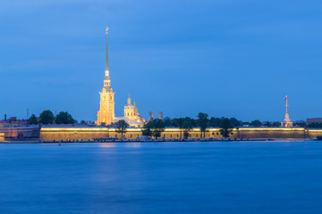 Peter and Paul Fortress at St.Petersburg, Russia