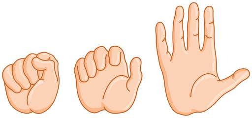 Opened hand