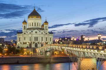 Cathedral of Christ the Saviour in Moscow, Russia
