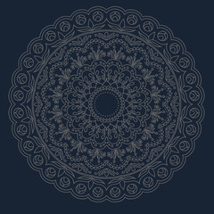 Mandala. Round Ornament Pattern. Vintage decorative elements. Hand drawn background. Islam, Arabic, Indian, ottoman motifs.