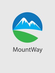 Mount Way Logo, art vector design
