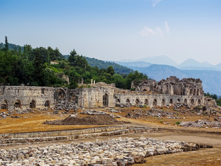 The ancient city of Tlos-Turkey