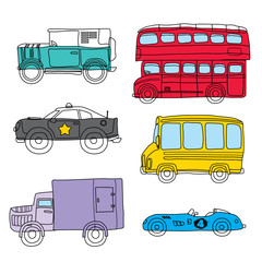 Transportation series in sketch