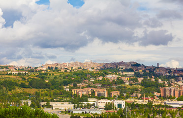 Paesaggio urbano del centro storico di Perugia