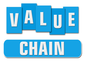 Value Chain Blue Stripes Square 