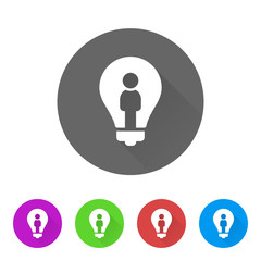 App Icon Long Shadow - 5 Colors