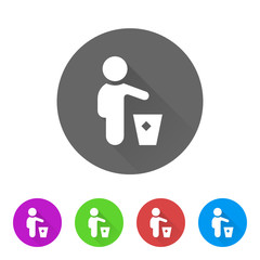 App Icon Long Shadow - 5 Colors