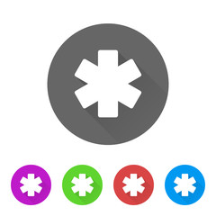 App Icon Long Shadow - 5 Colors