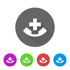 Obraz premium App Icon Long Shadow - 5 Colors