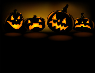 Grinning Halloween lantern 