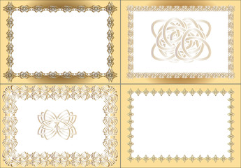 vintage rectangular frame