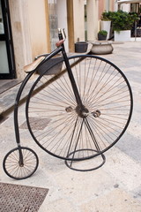 Ancient bike "biciclo"