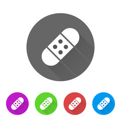 App Icon Long Shadow - 5 Colors